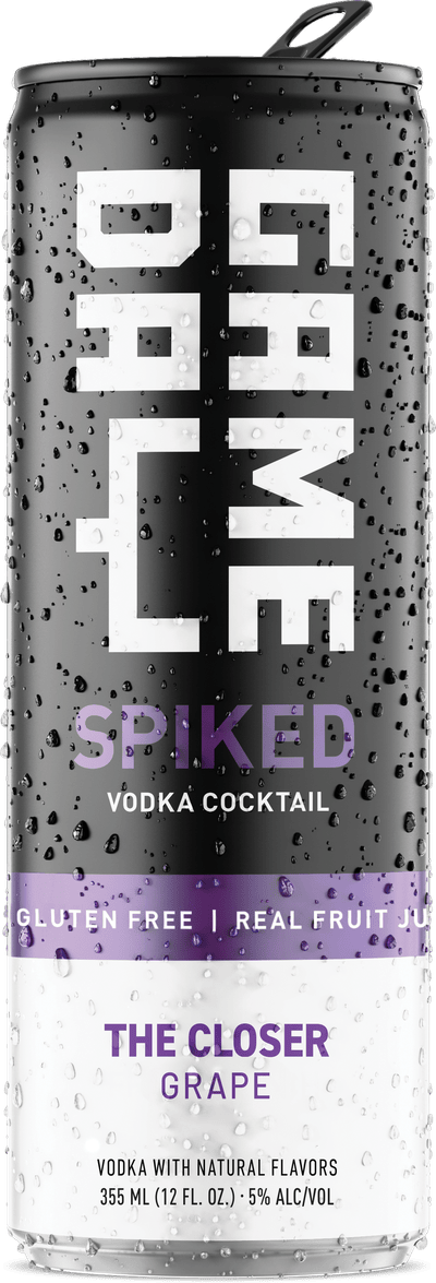 GameDay Spiked The Closer grape soda can